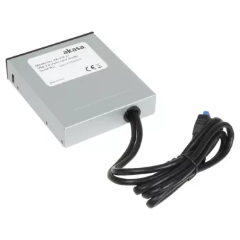 Lector de tarjetas Akasa AK-ICR-27 USB 3.2 Gen 1 (3.1 Gen 1) Interno Negro, Gris