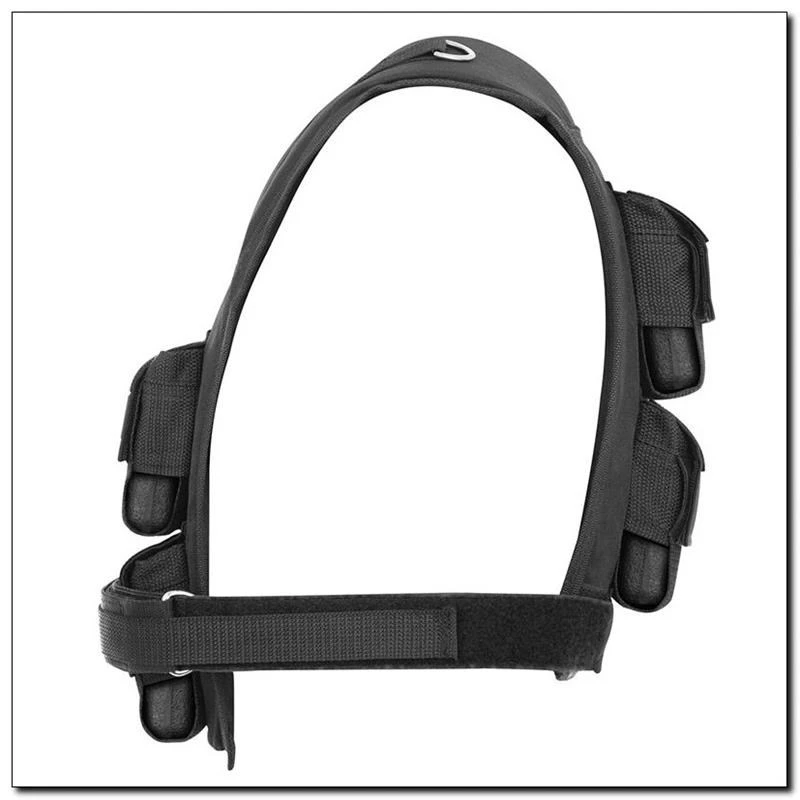 Chaleco de peso HMS Fitness KTO16 acero negro