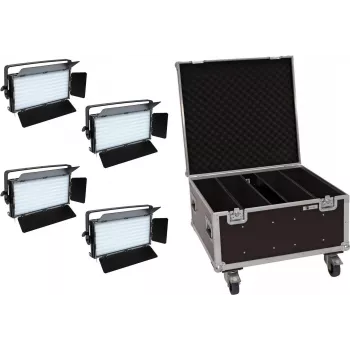 Set de paneles LED EUROLITE PLL-480 QCL 4x con bolsa de transporte
