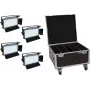 Set de paneles LED EUROLITE PLL-480 QCL 4x con bolsa de transporte