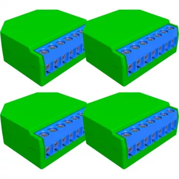 Regulador Shelly Dimmer 2 BUSHDIMM2 módulo regulador inteligente para carril DIN, pack de 4