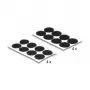 Almohadilla de montaje DeLOCK 19088 puntos de velcro redondos 64 uds. negro