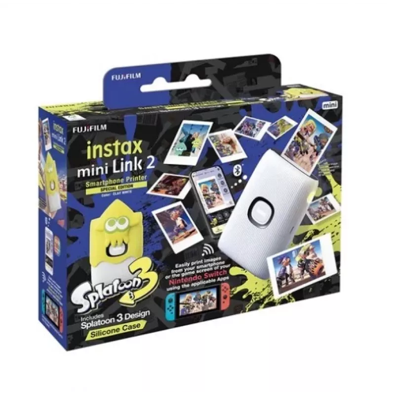 Impresora Fujifilm Instax Mini Link 2 Special Edition Nintendo, térmica, Clay White