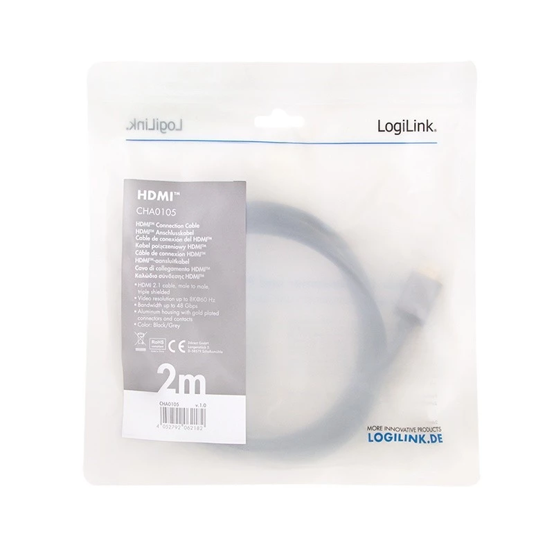 Cable HDMI LogiLink CHA0105 2 m
