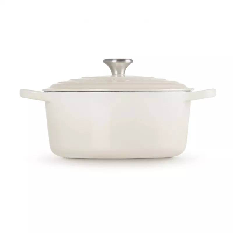 Cocotte redonda Le Creuset Signature 26 cm Meringue (21177267164430)