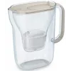 Jarra filtrante de agua BRITA Style Essential 2,4 L con 2 cartuchos de recambio (color arena)