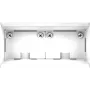 Kindermann Konnect flex Salida de cable - salida - RAL 9003, recubrimiento en polvo blanco - 2 puertos (7464000452)