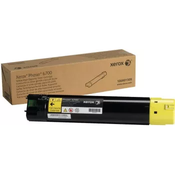 Xerox - Alta capacidad - Amarillo - original - cartucho de tóner - para Phaser 6700Dn, 6700DT, 6700DX, 6700N, 6700V_DNC (106R01509)