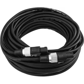 Cable de altavoz Omnitronic 3022130P, 2×2,5 mm², 20 m, negro