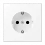 JUNG LS 1520 KI WWM toma de corriente Schuko tipo F, 16A 250V, blanco