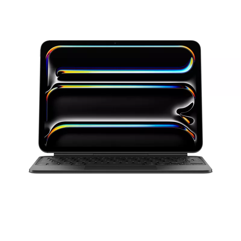 Teclado Apple Magic QWERTY Inglés Negro Inalámbrico Trackpad