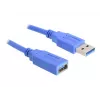 Cable USB DeLOCK USB 3.0-A macho/hembra 1m