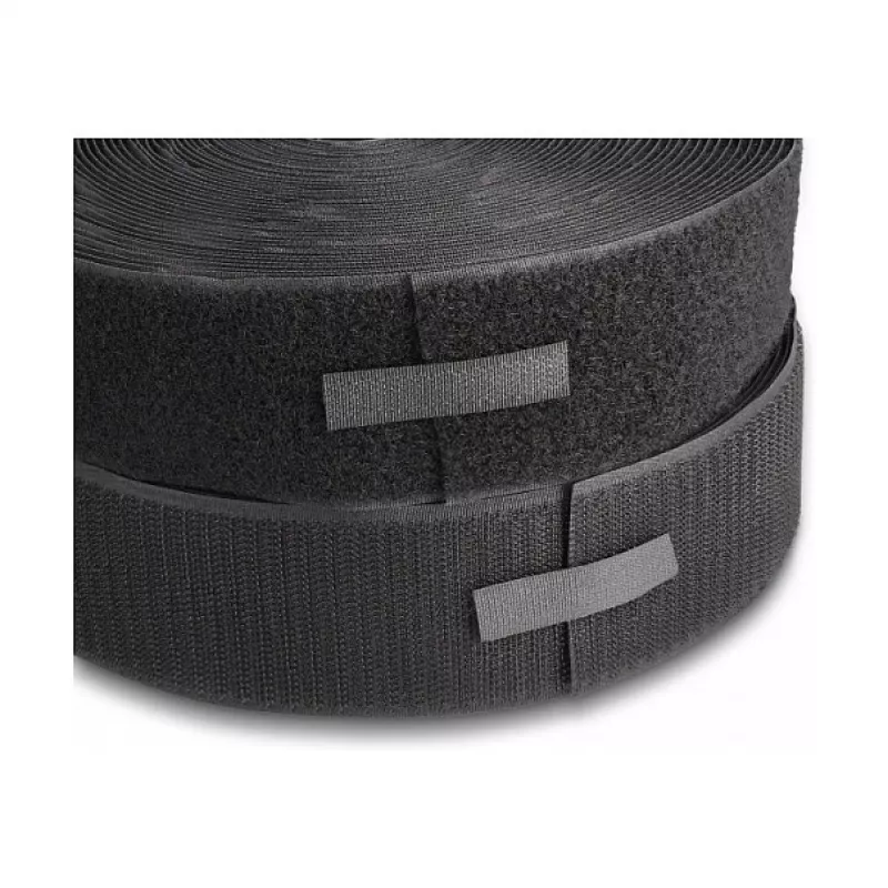 DeLOCK cinta de velcro Heavy-Duty 15 m x 50 mm negro
