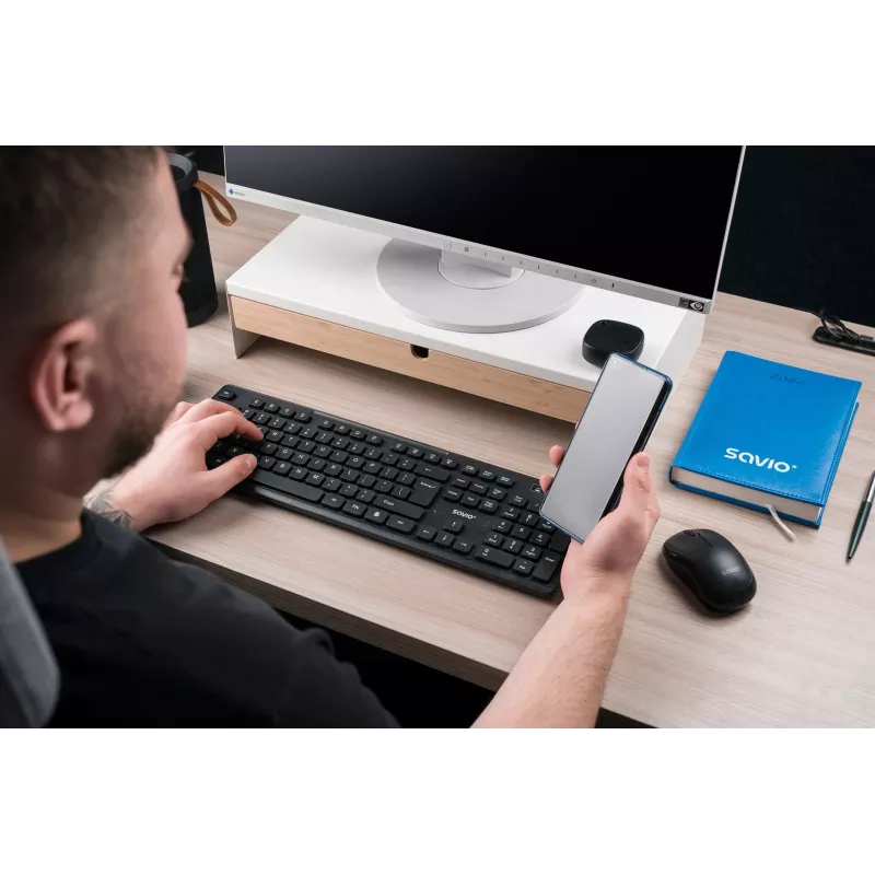 Savio KB-02 Teclado Home/Office USB QWERTY Negro