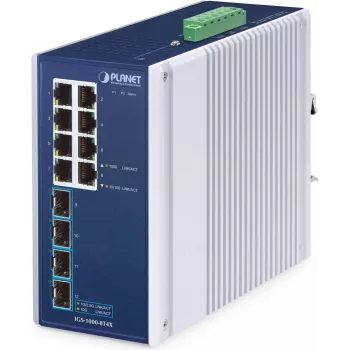PLANET IP30 Industrial Switch Gigabit Ethernet de 8 puertos no gestionado