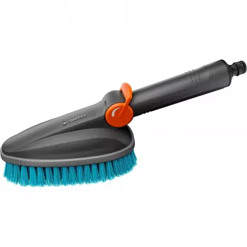 Cleansystem cepillo de mano M duro gris turquesa tiras de plástico blando multiusos