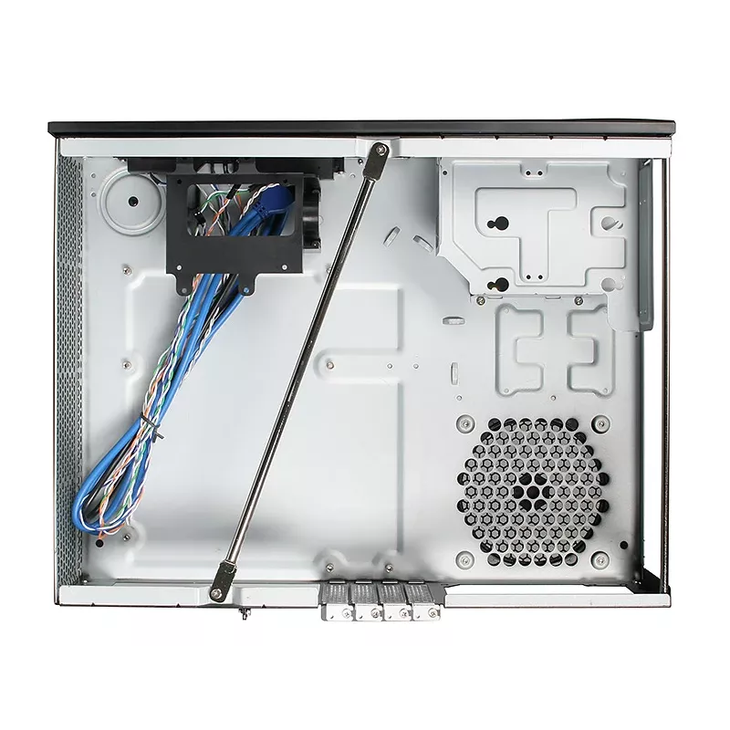 SilverStone MILO ML03 - Sobremesa - Micro-ATX - sin fuente de alimentación (ATX / PS/2) - Negro - USB/Audio (SST-ML03B-R)