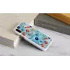 Funda para móvil iKins para iPhone XS / iPhone X S – blanca poppin rock tapa trasera protectora