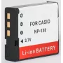 Extra Digital NP-130 batería para Casio, 3,7 V 2000 mAh, Li-ion