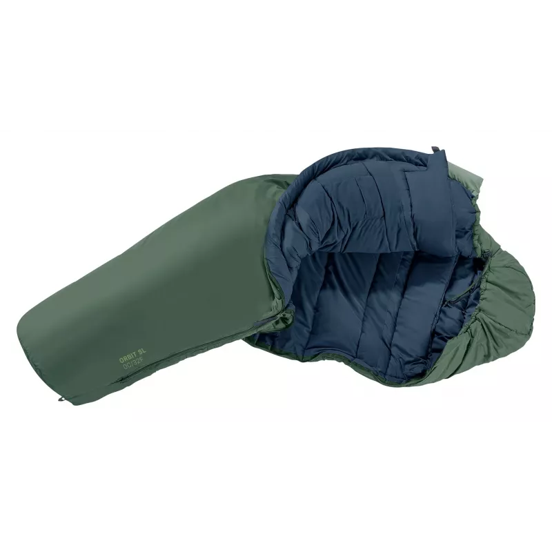 Saco de dormir DEUTER Orbit SL 0 °C / 32 °F forma momia para adultos, tejido PES Ripstop, ancho 740 mm, profundidad 470 mm