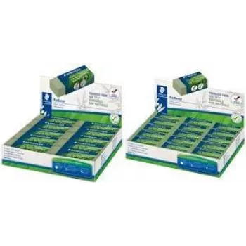 Goma de borrar Staedtler 526 83-5 pack de 30 unidades — 56 % materiales naturales