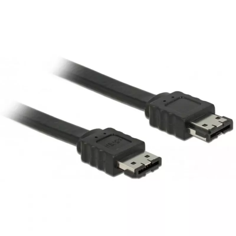 Cable SATA DeLOCK 85641 2 m eSATA negro