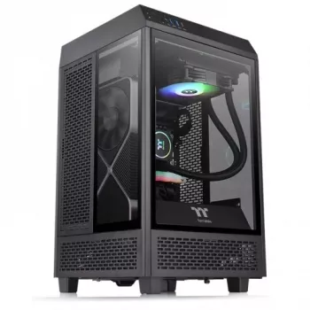 Caja de PC Thermaltake The Tower 100 minitorre negra