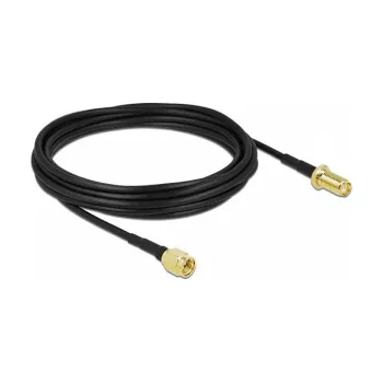 Cable de antena DeLOCK SMA macho a SMA hembra LMR/CFD100 5 m