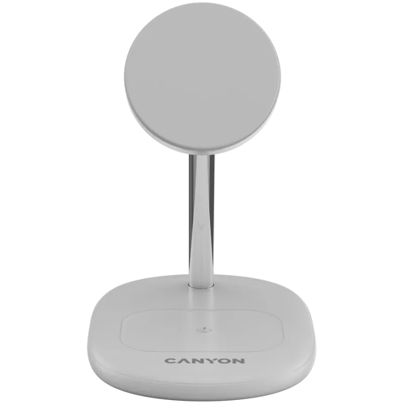Canyon On Power 205 - 2en1 - base de carga inalámbrica para 2 dispositivos a la vez - blanca