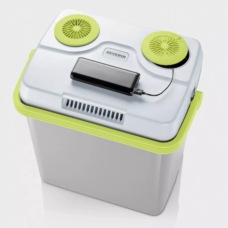 Nevera portátil Severin TKB 2925 25L eléctrica verde gris