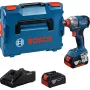 Atornillador de impacto a batería GDX 18V-285 Professional, 18 voltios (azul, 2 baterías de litio-ion 4,0 Ah, en L-BOXX)