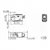 METZ CONNECT BTR C6Amodul K 180° - Unidad de conexión modular - RJ-45 (130B21-E)