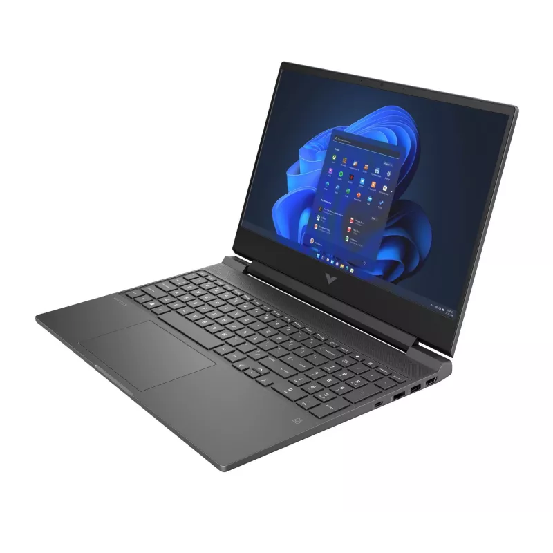 Portátil HP Victus 15-fb3040nw — 15,6 inch FHD 144Hz, AMD Ryzen 7 7445HS, 16GB DDR4 3200MHz, 512GB SSD, NVIDIA GeForce RTX 4050 6GB, FreeDOS, teclado inglés