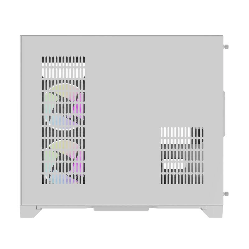 Darflash FT418 Caja de ordenador + 6 ventiladores aRGB (blanco)