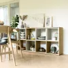 Top E Shop MALAX 2X4 SONOMA librería para salón