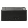 DeLOCK - base de acoplamiento para HDD con 2 bahías - SATA 6Gb/s - 6 Gbit/s - USB 3.1 (Gen 2) - negro (63957)