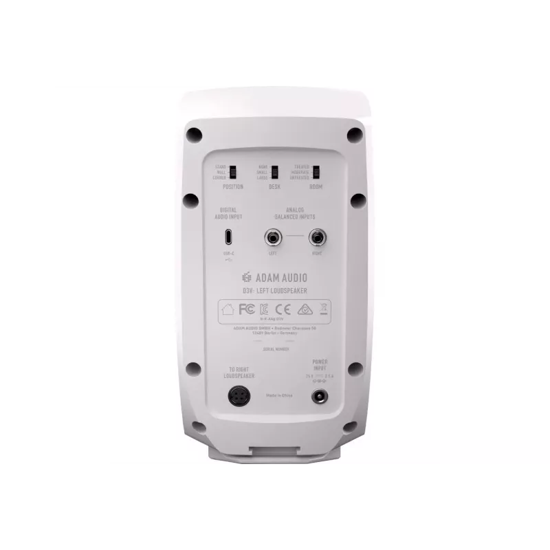Adam Audio D3V blanco - par de monitores de estudio