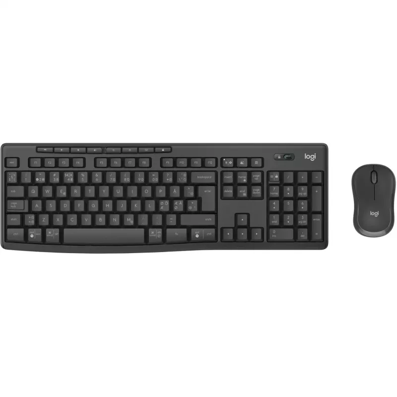 Logitech MK370 Combo for Business teclado y ratón incluidos oficina RF Wireless + Bluetooth QWERTY Nordic Grafito