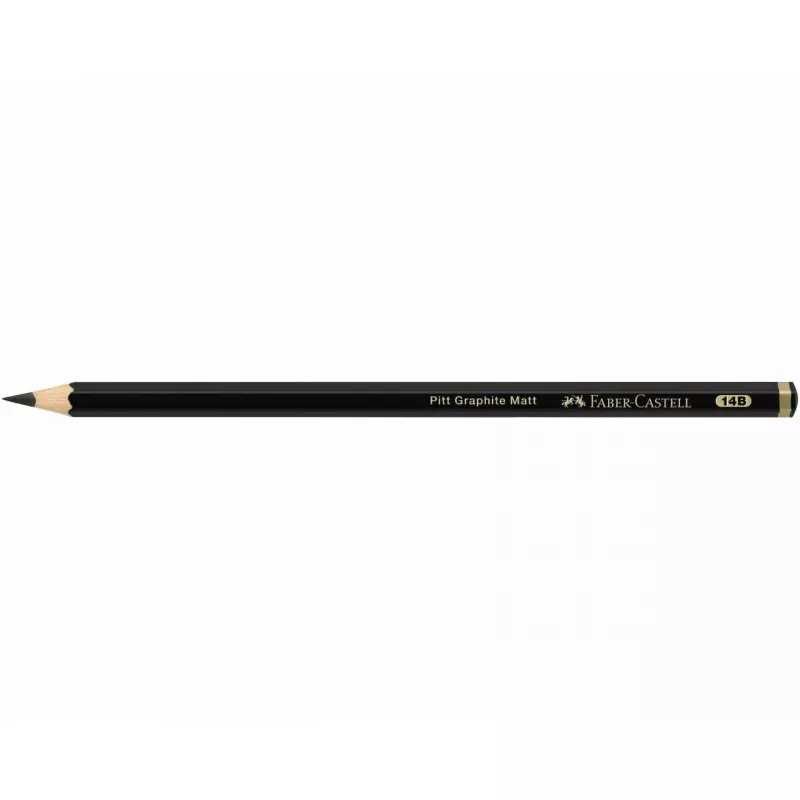 Lápiz FABER-CASTELL Pitt Graphite matt 14B 12 uds.