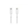 Belkin BOOST CHARGE - cable USB - USB-C de 24 pines (macho) a USB-C de 24 pines (macho) - USB 2.0 - 2 m - blanco