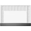 Mantel de escritorio Sigel H6365 papel 595×410 mm, negro/gris/blanco