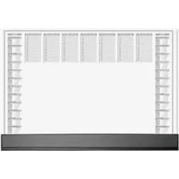 Mantel de escritorio Sigel H6365 papel 595×410 mm, negro/gris/blanco