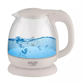 Hervidor eléctrico Adler AD 1283C 1 L 900 W Crema