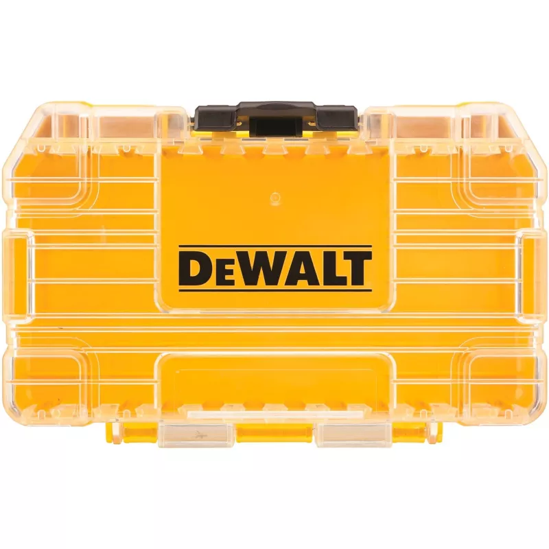 Caja de herramientas DeWalt DT70801 pequeña ToughCase almacenamiento portátil con cierres seguros