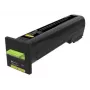 Tóner Lexmark PB tóner amarillo 8K CX82x 72K20Y0