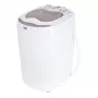 Lavadora de carga superior Adler AD 8055, portátil, 3 kg de capacidad, crema, mando giratorio, 150 W