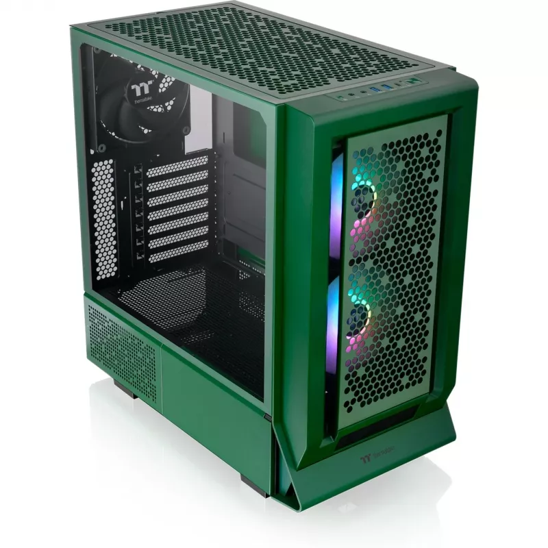 Ceres 350 MX, caja de torre verde oscuro, cristal templado x 2