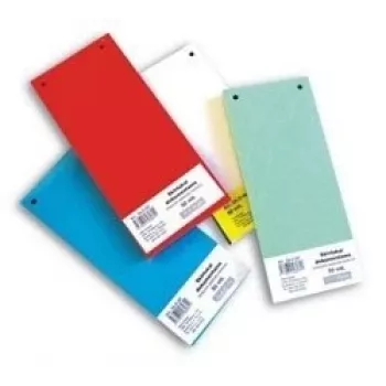 Separador de cartón SMLT SK-D-SP/R 11×23,5 cm, rojo, pack de 50