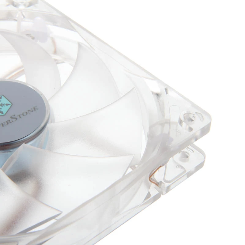 Ventilador para carcasa SilverStone SST-FN121-P-GL 120mm LED - blanco