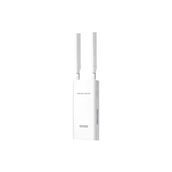 Router WLAN TP-LINK MB118-4G — 4G LTE, banda única 2,4 GHz, Wi‑Fi 4 (802.11n), 300 Mbit/s, Fast Ethernet, 4 antenas externas, blanco